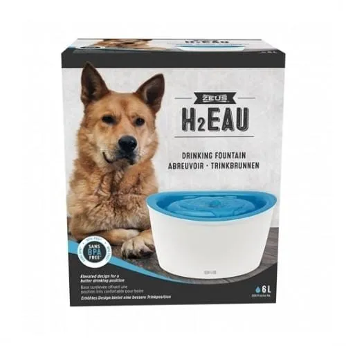[10% OFF] Zeus H2EAU Dog & Cat Drinking Fountain 6L