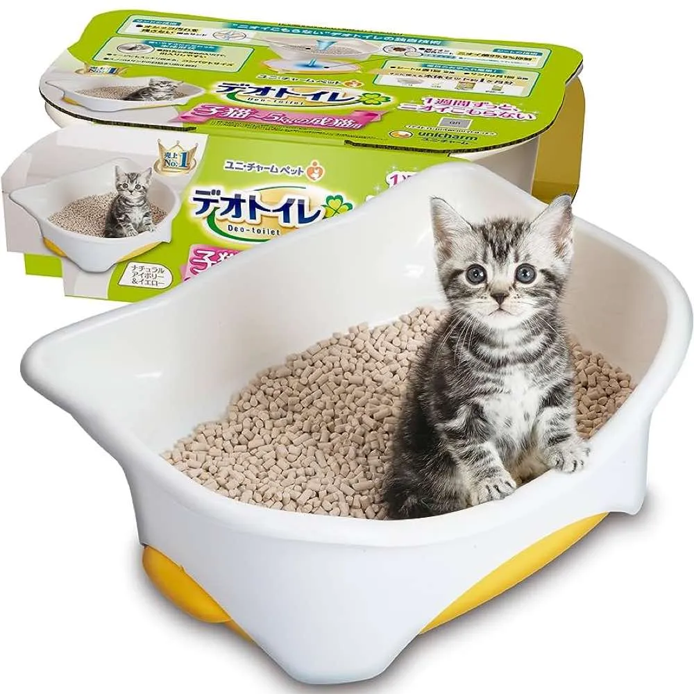 12% OFF: Unicharm Deo Toilet Kitten Litter System Cat Litter Tray