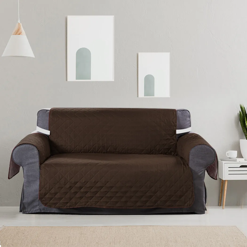 2 Seater Couch Sofa Cover Removable Quilted Covers Slipcover Pet Kids Protector
