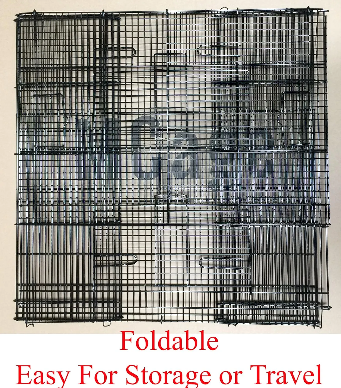 3-Levels Easy Portable Collapsible Ferret Chinchilla Sugar Glider Rats Mouse Animal Critter Chew-Proof Metal Carrier Travel Cage with Narrow 3/8-Inch Bar Spacing Easy to Clean No Tools Needed
