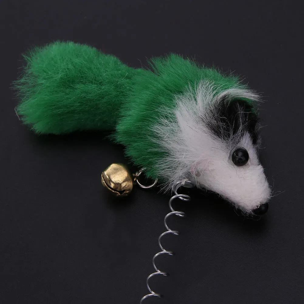 3pcs Pet Cat Toys Feather False Mouse Bottom Sucker
