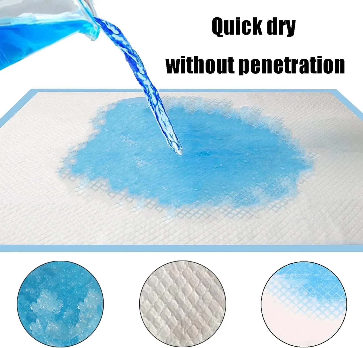 50 Count Dog Pee Pads Extra Large,36"x36"Pee Pads for Dogs Absorbent & Leak-Proof,Disposable Pet Training and Puppy Pads for Cats Dogs Rabbit