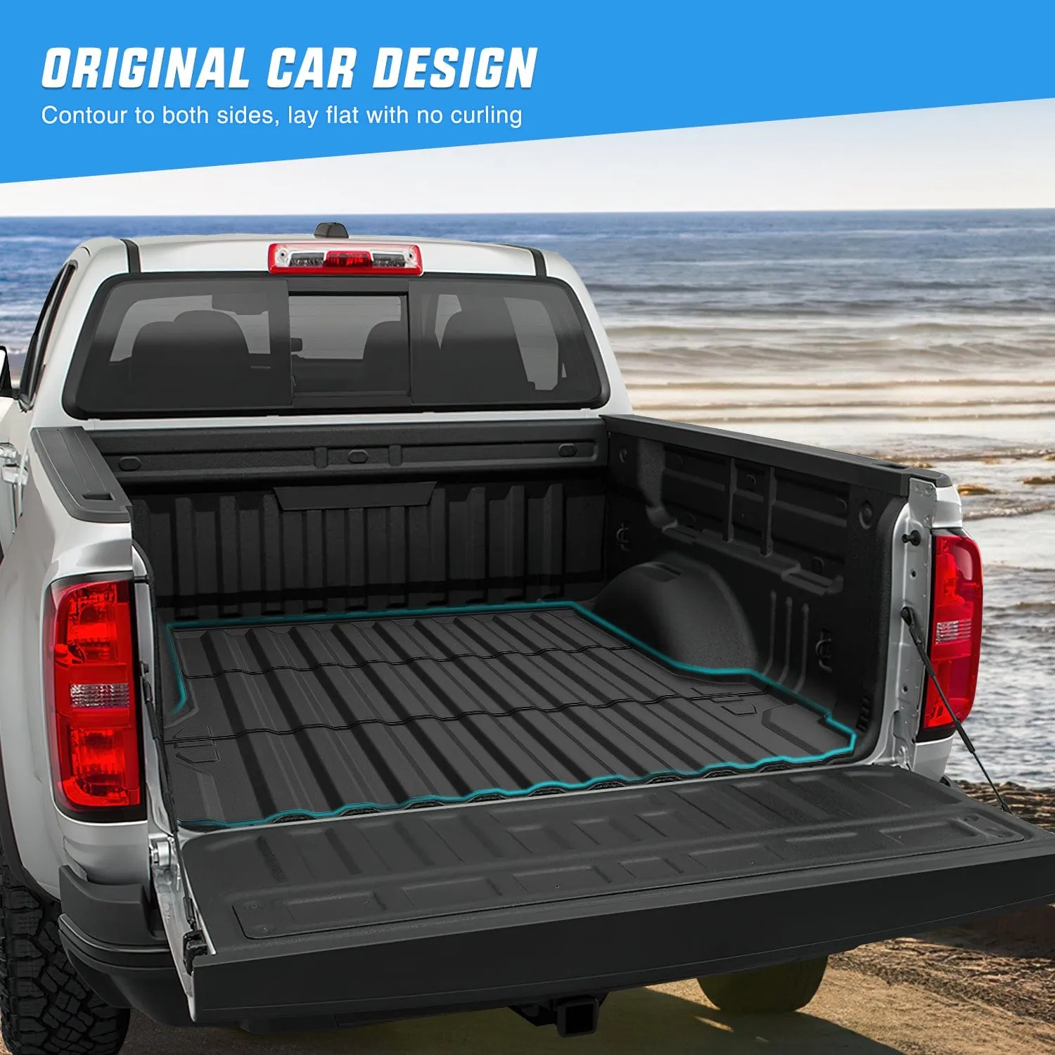 5ft Rubber Short Bed For 2023-2024 Chevy Colorado