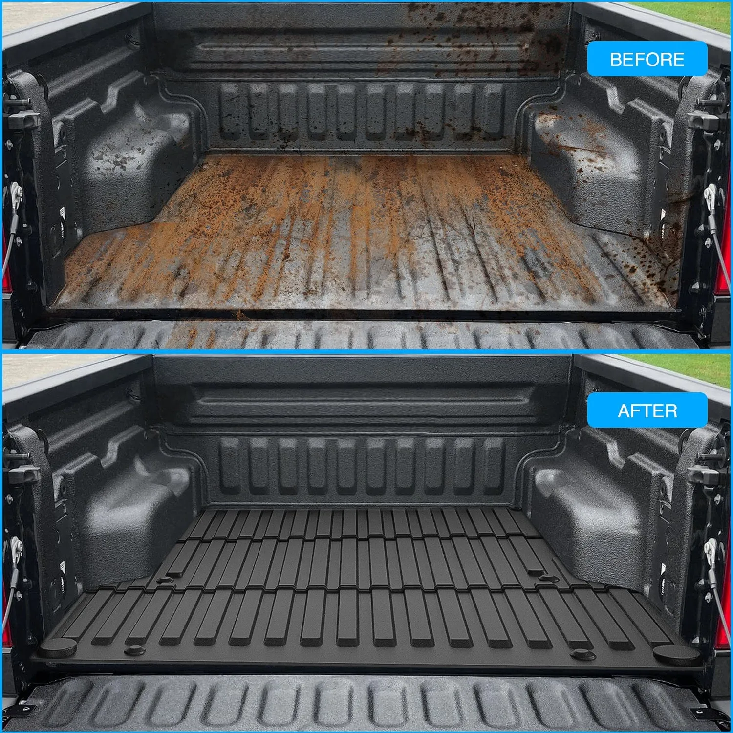 5ft Rubber Short Trunk Bed For 2005-2023 Toyota Tacoma