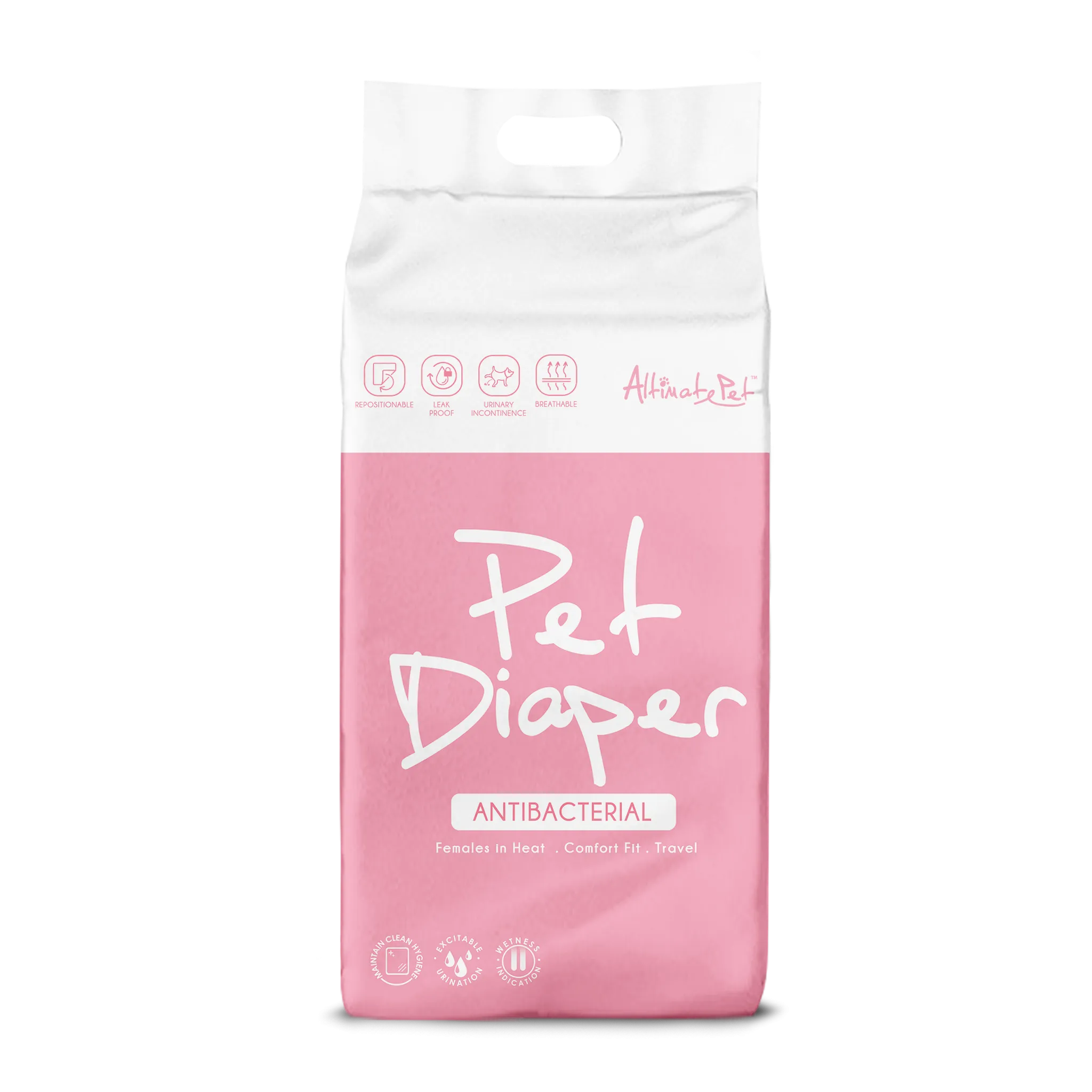 Altimate Pet Antibacterial Disposable Pet Diaper (5 Sizes)