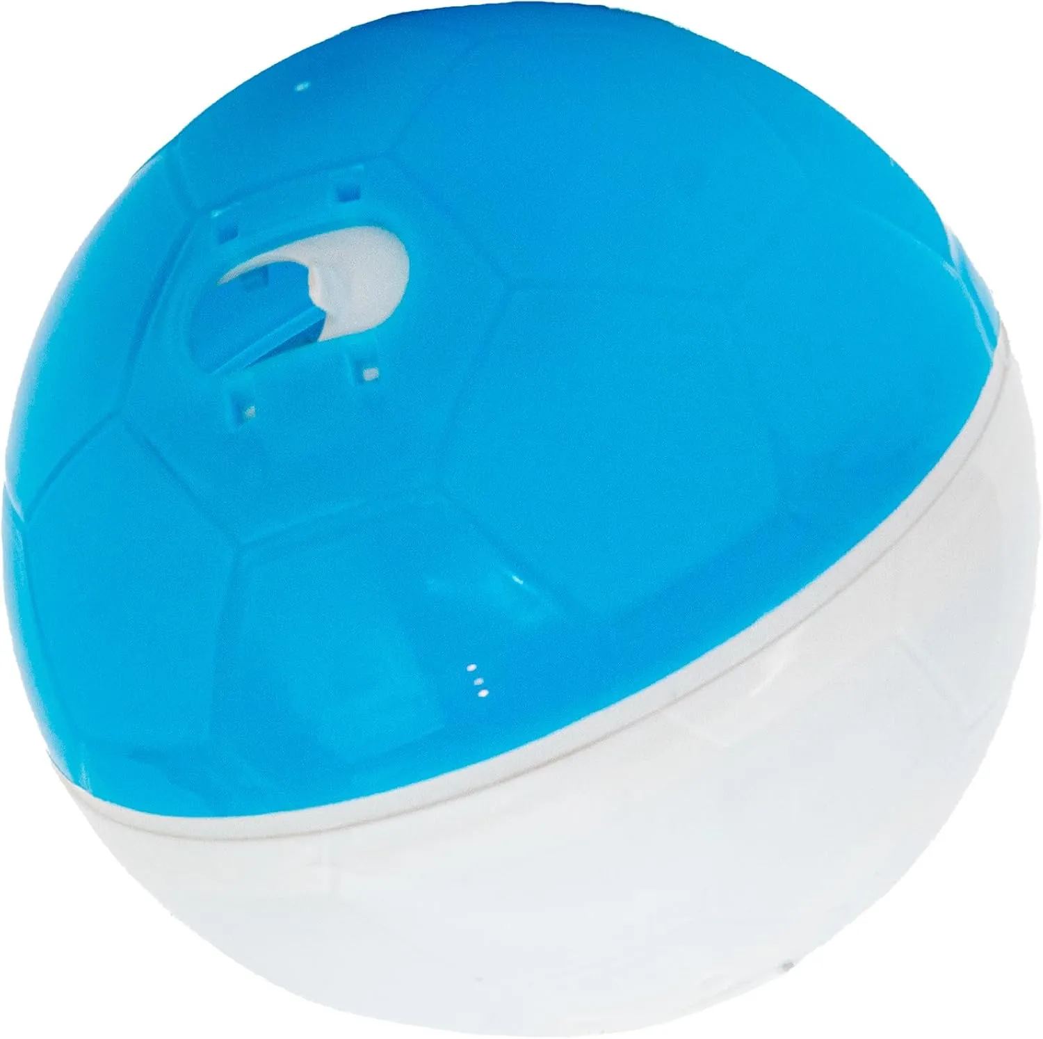 amicus - Crazy Ball Treat Dispenser - Pets Treat Ball - Interactive Treat Dispensing PetsToy - Pets Enrichment Toys - Pets Toys to Keep Them Busy - Slow Feeder - 300g/10.5 oz - White/Blue