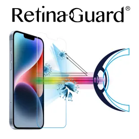 Antibacterial & Anti-Blue light Tempered Glass Screen Protector - iPhone 14 Plus / 13 Pro Max