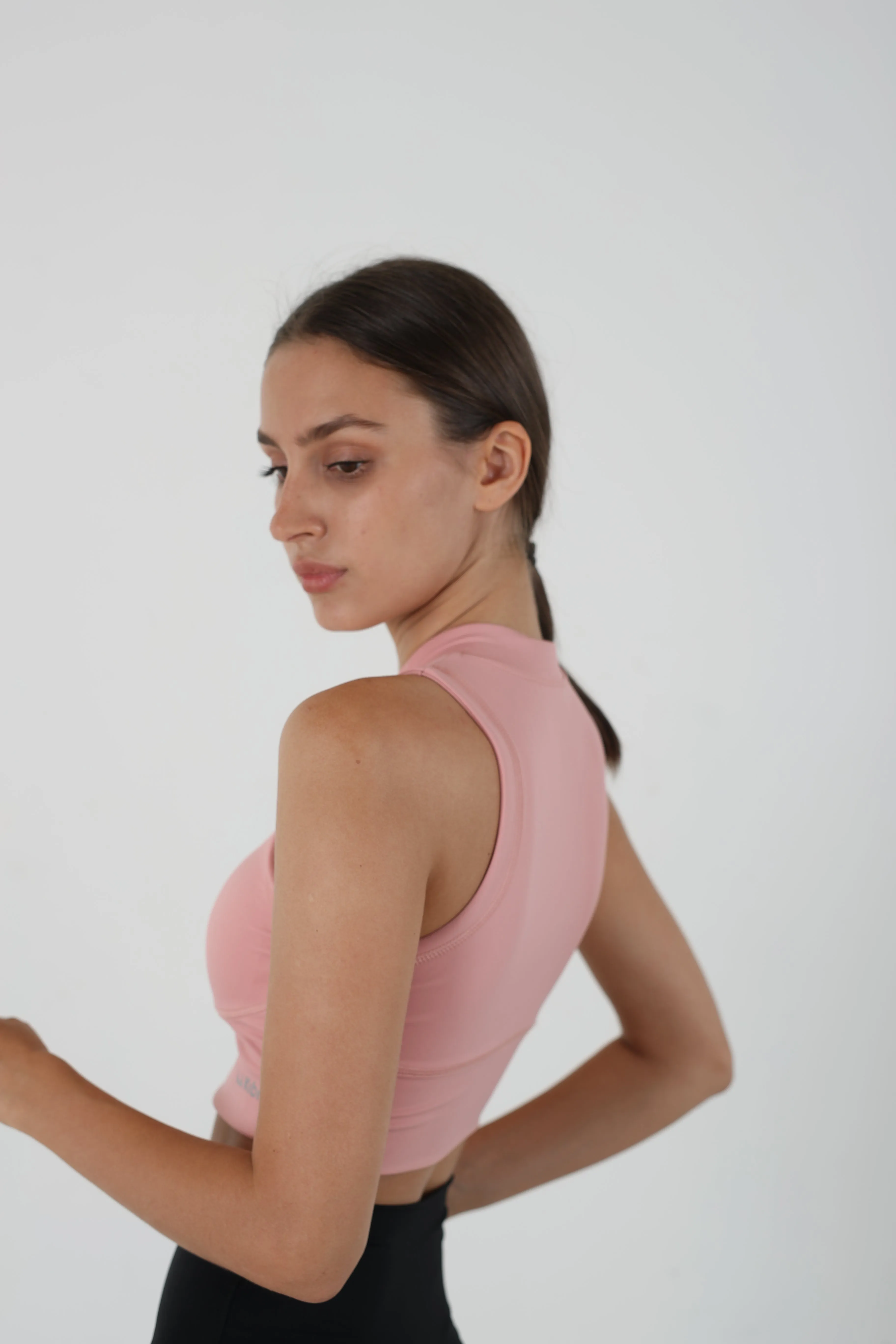 Antimicrobial Zip-Front Sports Bra 