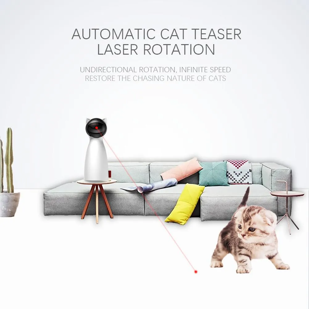 Automatic Cat Laser Pointer Toy