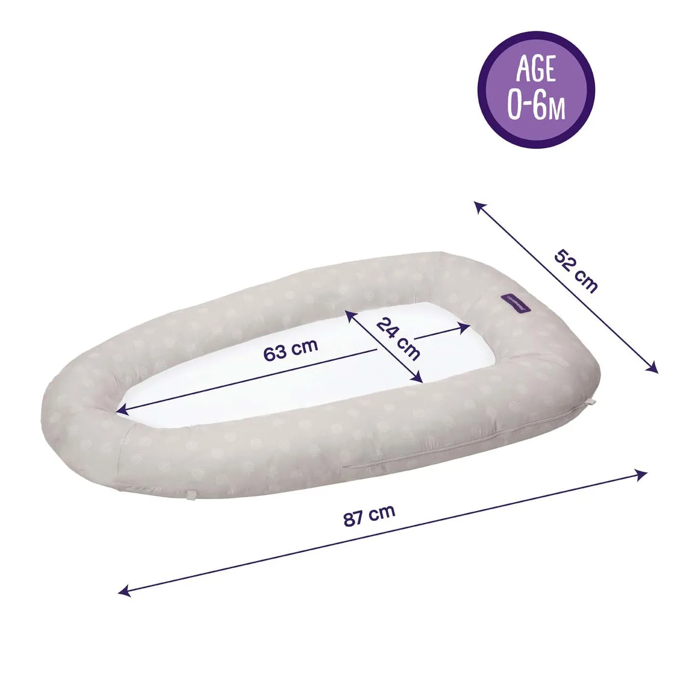 Baby Pod  White/Grey