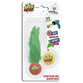 BAM! Catnip Pop Gun - Ball & Feather Ball Duo