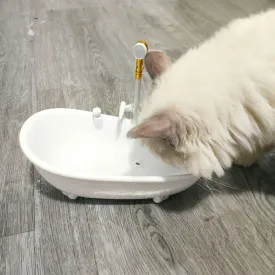 Bathtub Automatic Pet Cat Drinking Fountain Pet Drinking Fountain Bowl Electronic Water Fountain for Cats Kittens Pet Supplie