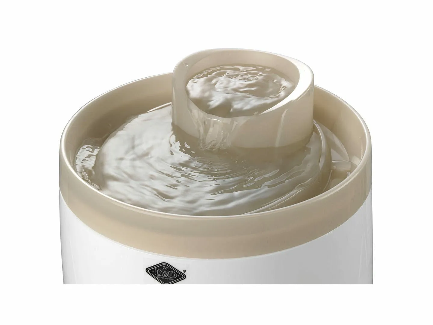 CASCADE WATERDISPENSER 1,5 LITER 22x22x15CM mocca/brown