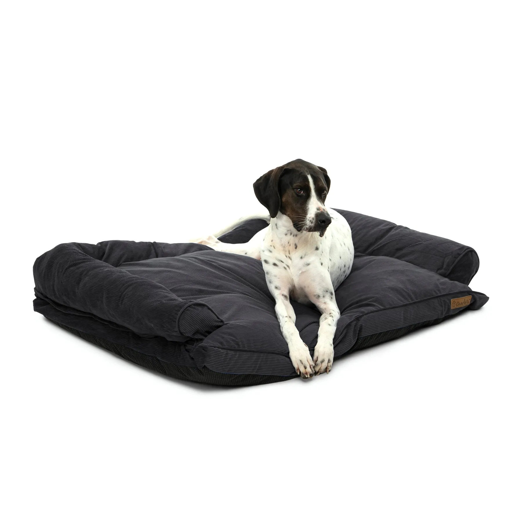 Charlie's Corduroy Dog Sofa Bed Charcoal Small