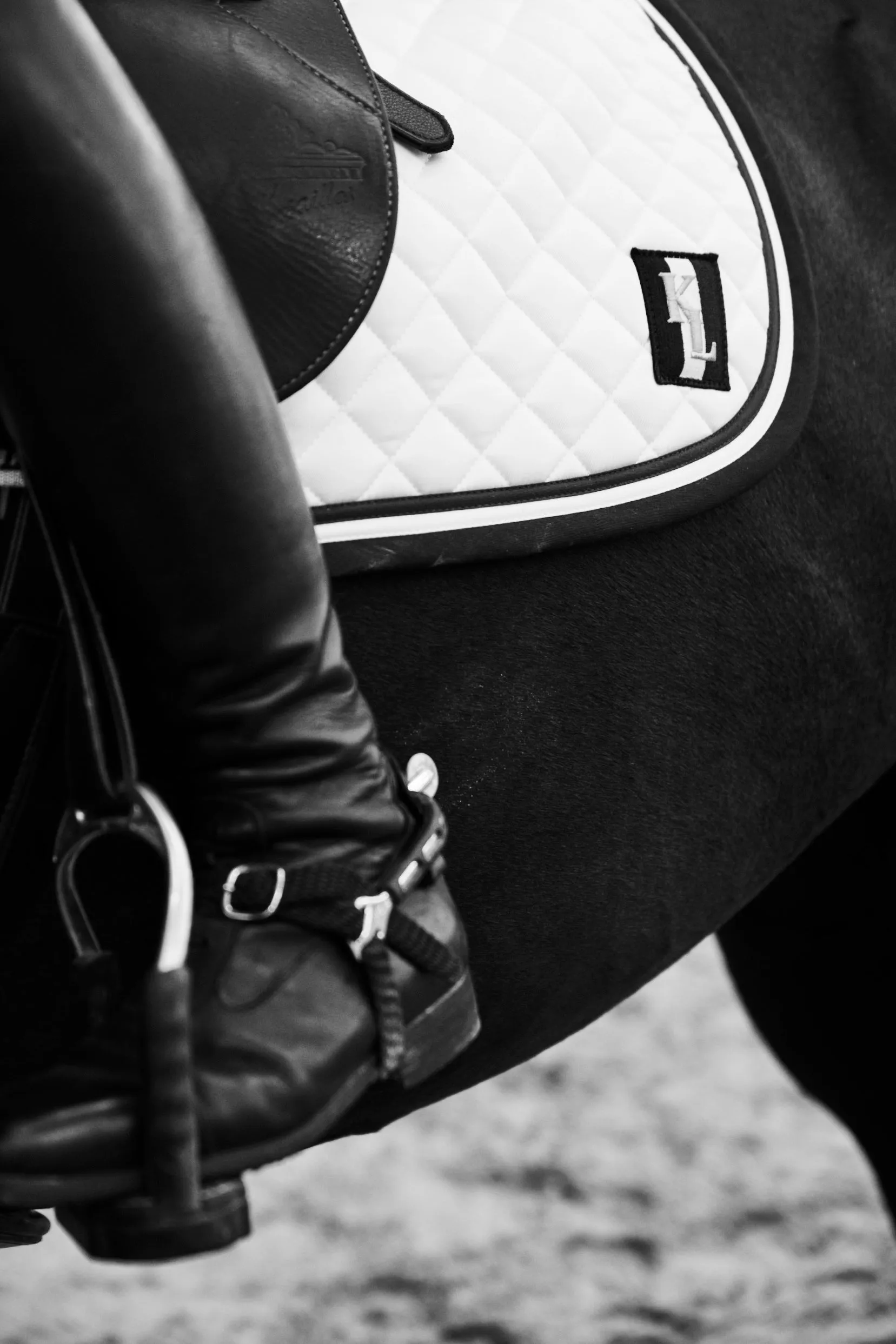 Classic Saddle Pad White