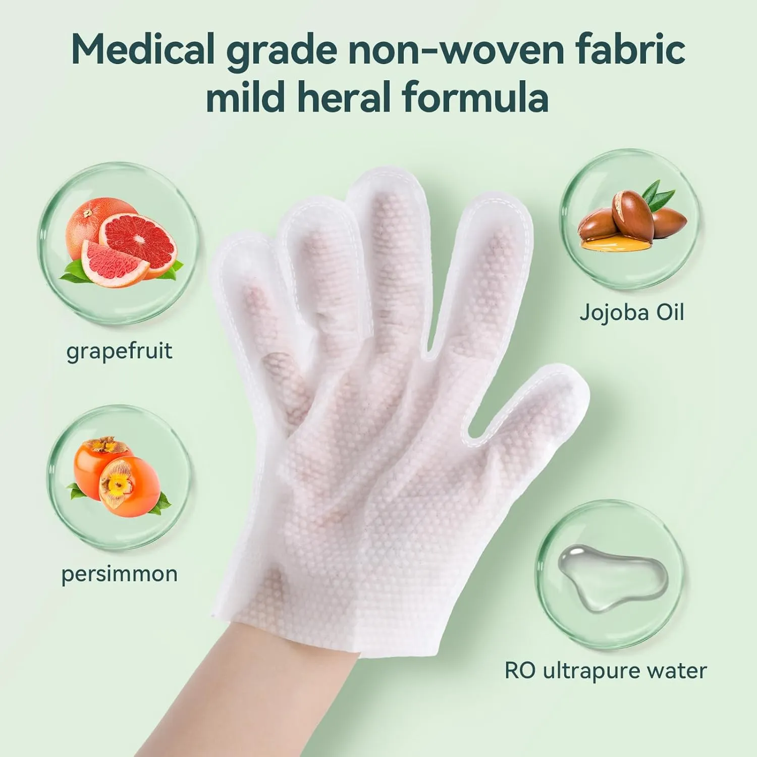 Cleaning and Deodorizing Glove Wipes for Dogs & Cats, Suitable for Sensitive Areas, Safe for Licking, Pet Grooming Bath Wipes. Puppy Essentials. Independent Packaging, Easy to Carry (12 PCS)
