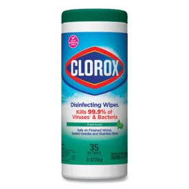 Disinfecting Wipes, 1-ply, 7 X 8, Fresh Scent, White, 35/canister