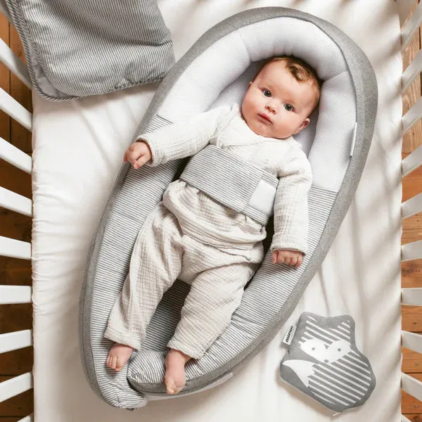 Doomoo Cocoon Cosy and Safe Baby Nest, Classic Grey