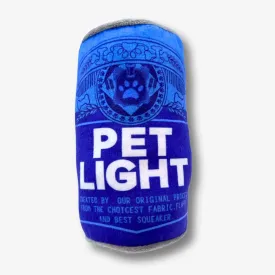 Drinks Plush Dog Toy, Squeaker, Interactive Pet Toy for Small and Medium Dogs Teeth Cleaning Self-Entertertrainment (Blue Beer)