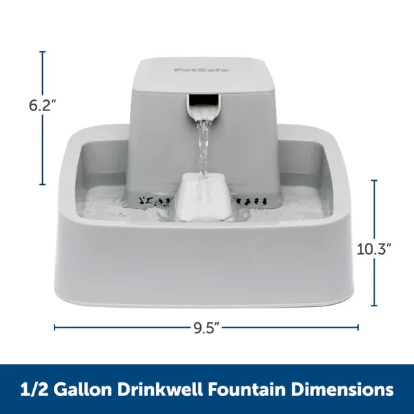 Drinkwell 1/2 Gallon Pet Fountain