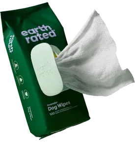 Earth Rated - Plant-Based Grooming Wipes