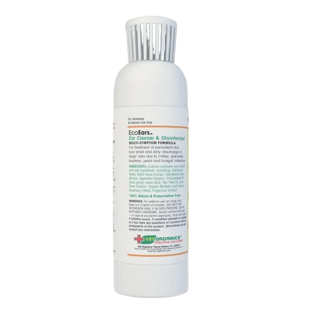 EcoEars Ear Cleaner 8oz by Vet Organics