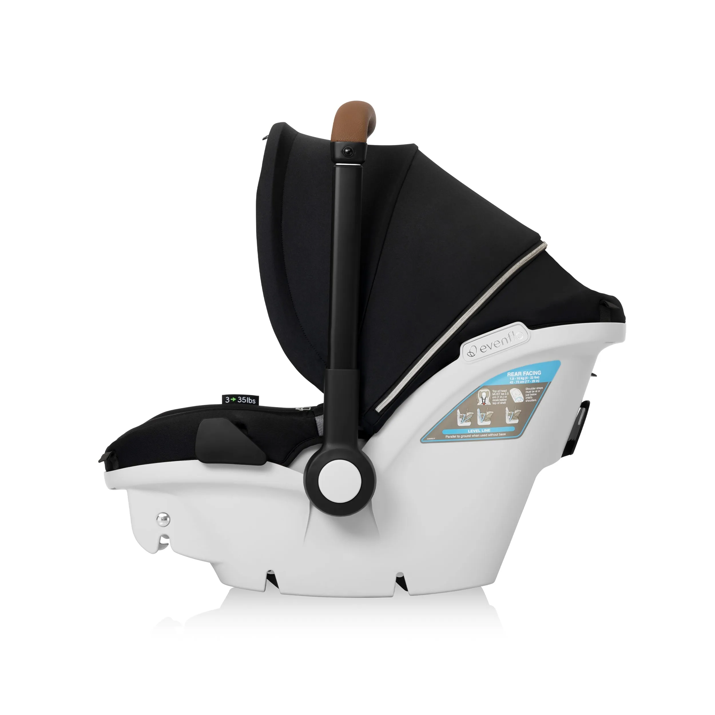 Evenflo Gold Shyft DualRide Infant Car Seat and Stroller Combo With Extended Canopy - Damaged Box