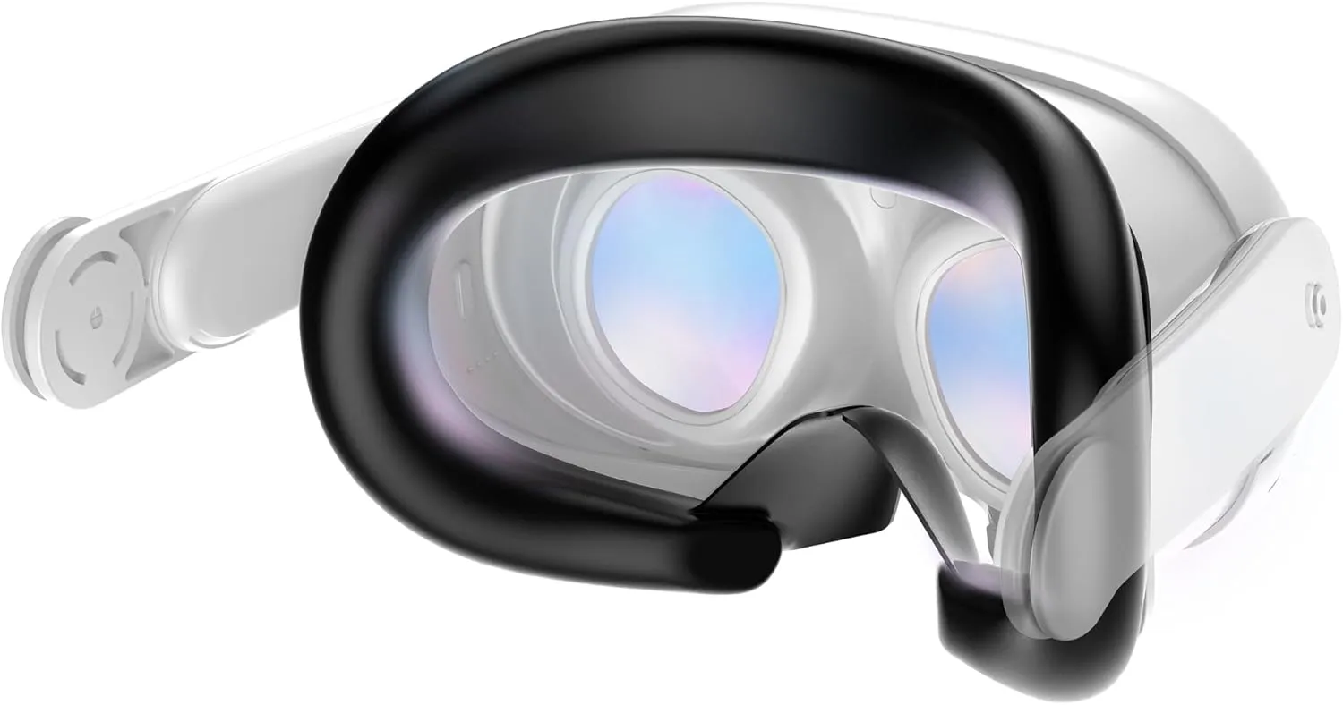 Face Pad for Quest 3 - IKWOLETI Face Pad for Oculus/Meta Quest 3 Accessories - Light Blocking Face Cover for Quest 3 - Washable Sweatproof Silicone Face Pad for Quest 3 (Facial Interface Not Included)
