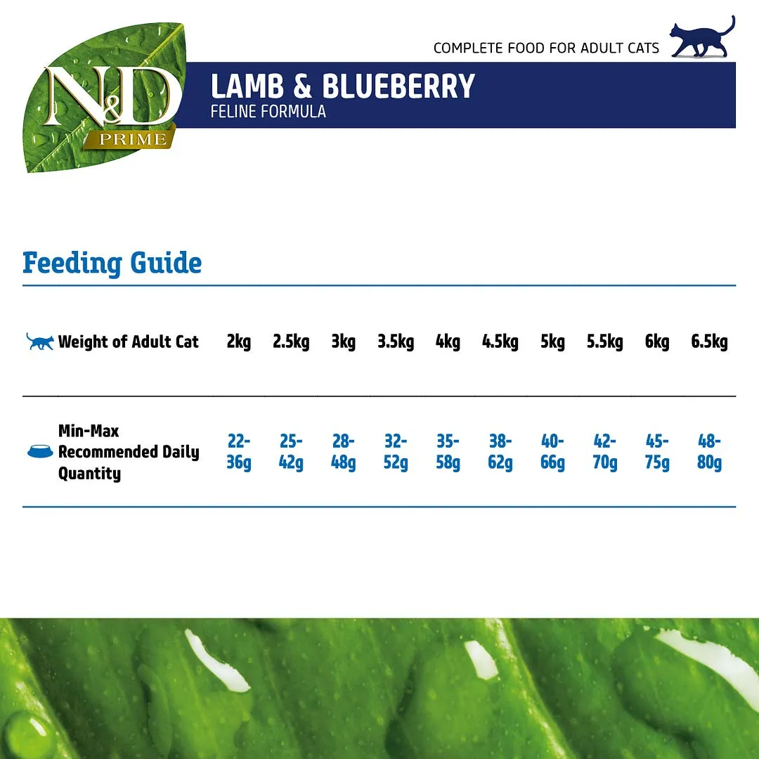 Farmina N&amp;D Prime Lamb and Blueberry Adult cat dry food 1.5kg