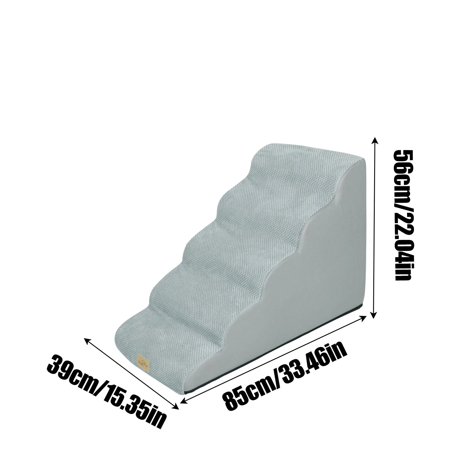 High Density Foam Dog Stairs For High Bed Sofa, 3/4/5 Steps Stairs Washable Cover