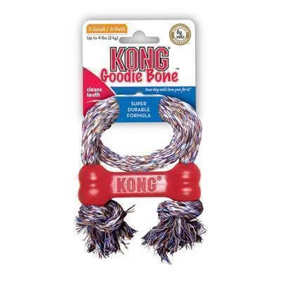 Kong Dog Goodie Bone with Rope XS (KB51)