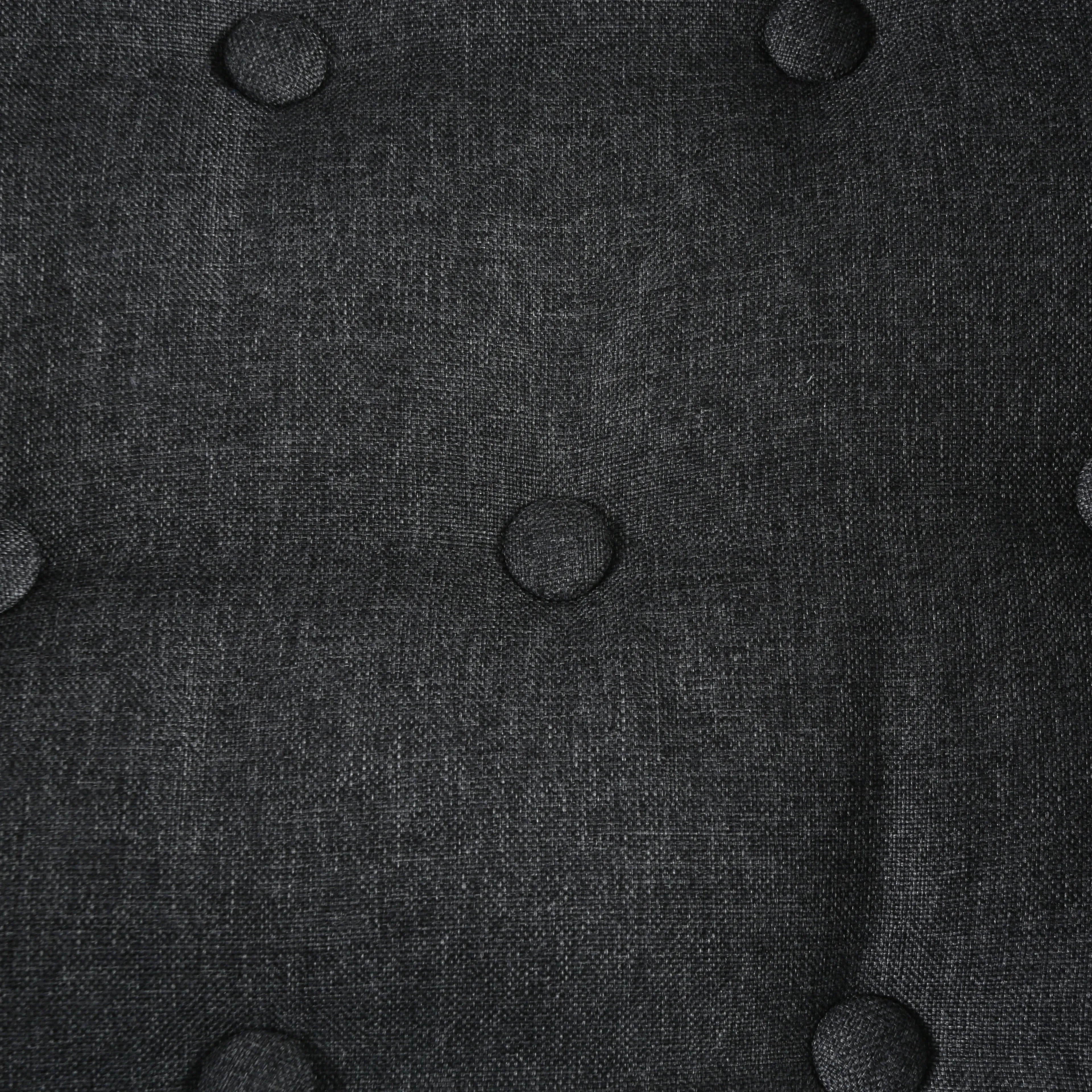 Luxe Button Pet Sofa - Charcoal