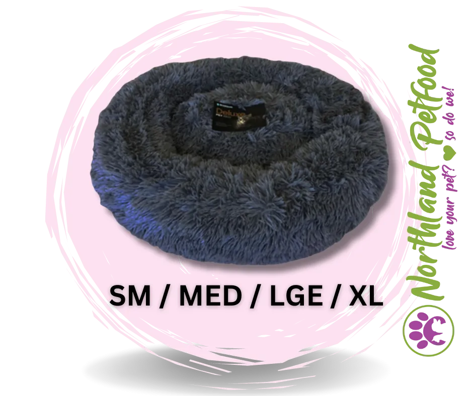 Luxurious Calming Pet Bed - Charcoal