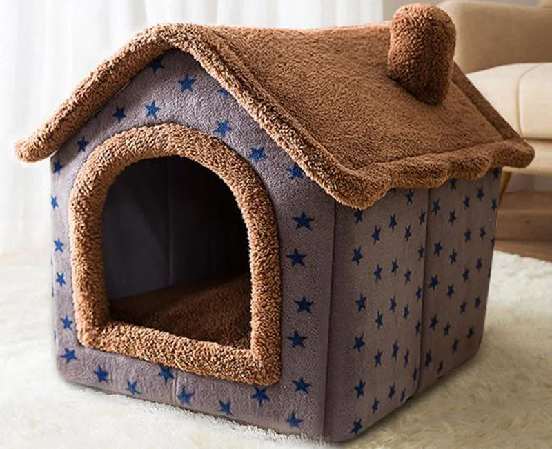 New cat litter rabbit door curtain four seasons universal kennel small and medium-sized dog closed removable and washable dog bed pet litter pad