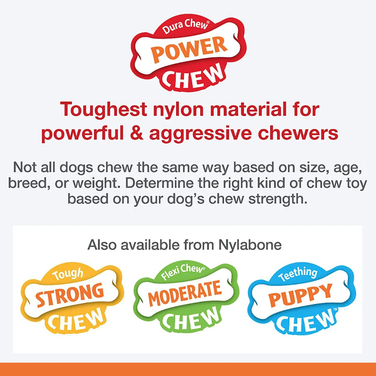 Nylabone DuraChew Double Action Chew Bacon