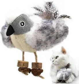 PAZ'S GIFT Catnip Toys - Cat Kick & Rope Toys for Indoor Play, Cat & Kitten Teething Chew Toys for Aggressive Chewing & Teeth Cleaning (Catnip Birdie)
