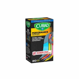 Performance Series Extra Long Antibacterial Bandages - Box of 20