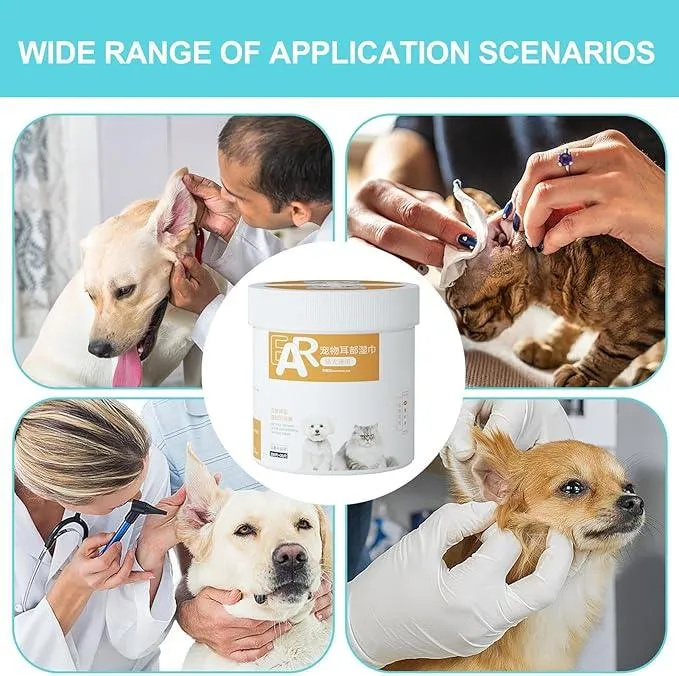 Pet Wipes Dogs Cats Ear Anti-Bacteria Pet Cleaning Wet Wipes