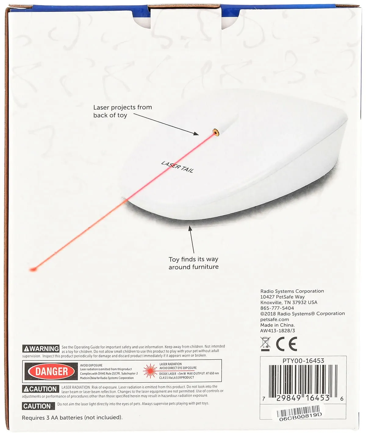 PetSafe Laser Tail Automatic Laser Light Cat Toy