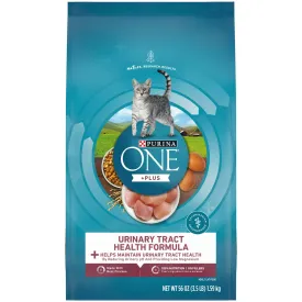 Purina One  Plus Urinary Tract Health Formula Dry Cat Food, 3.5 lb Bag