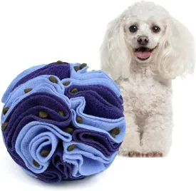 Puzzle Sniffing Interactive Dog Ball for Blind Dogs Training & Stress Relief - Gradient Purple