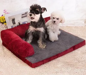 Removable and washable pet nest for large, medium and small dogs