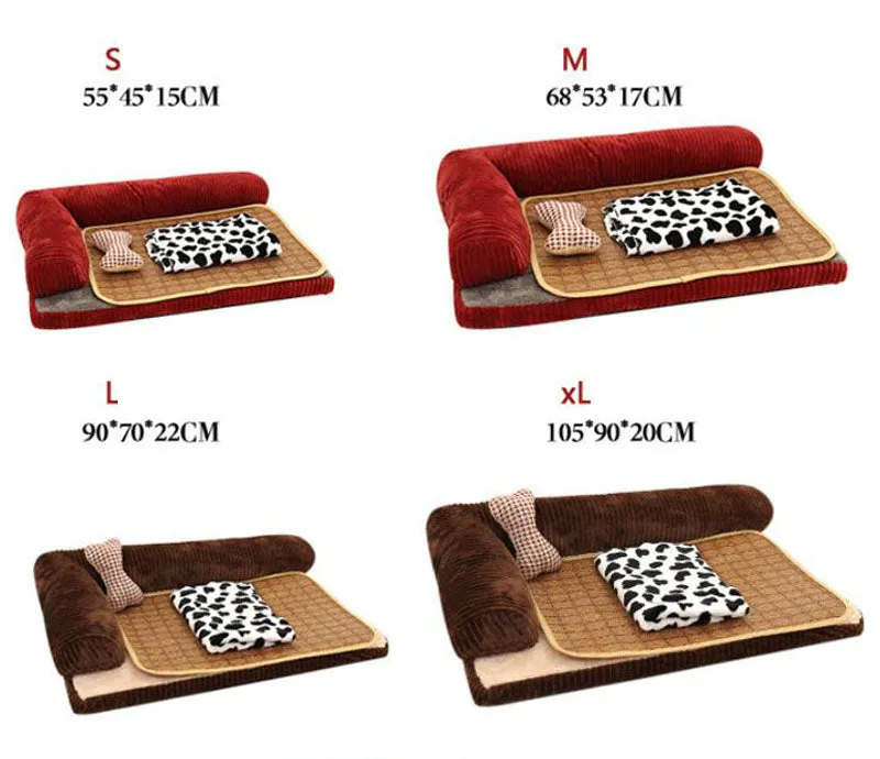 Removable and washable pet nest for large, medium and small dogs