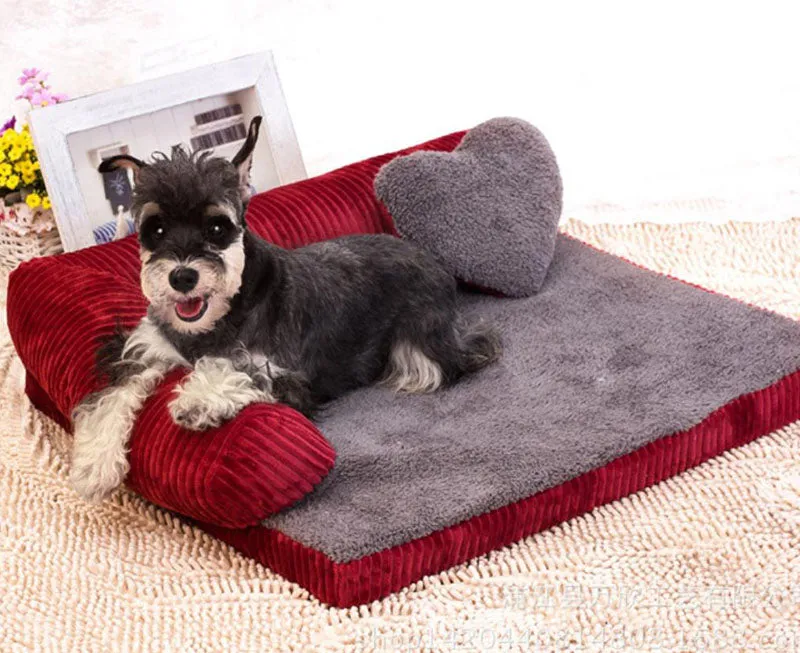 Removable and washable pet nest for large, medium and small dogs