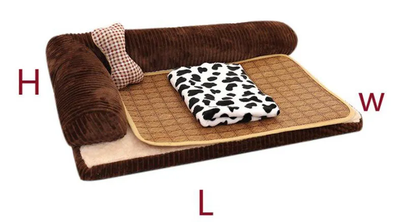 Removable and washable pet nest for large, medium and small dogs