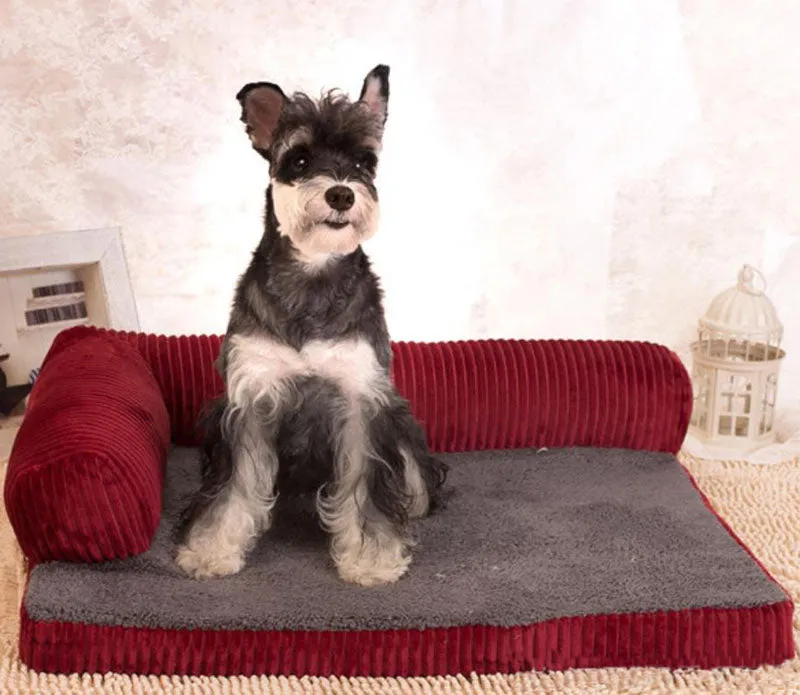 Removable and washable pet nest for large, medium and small dogs