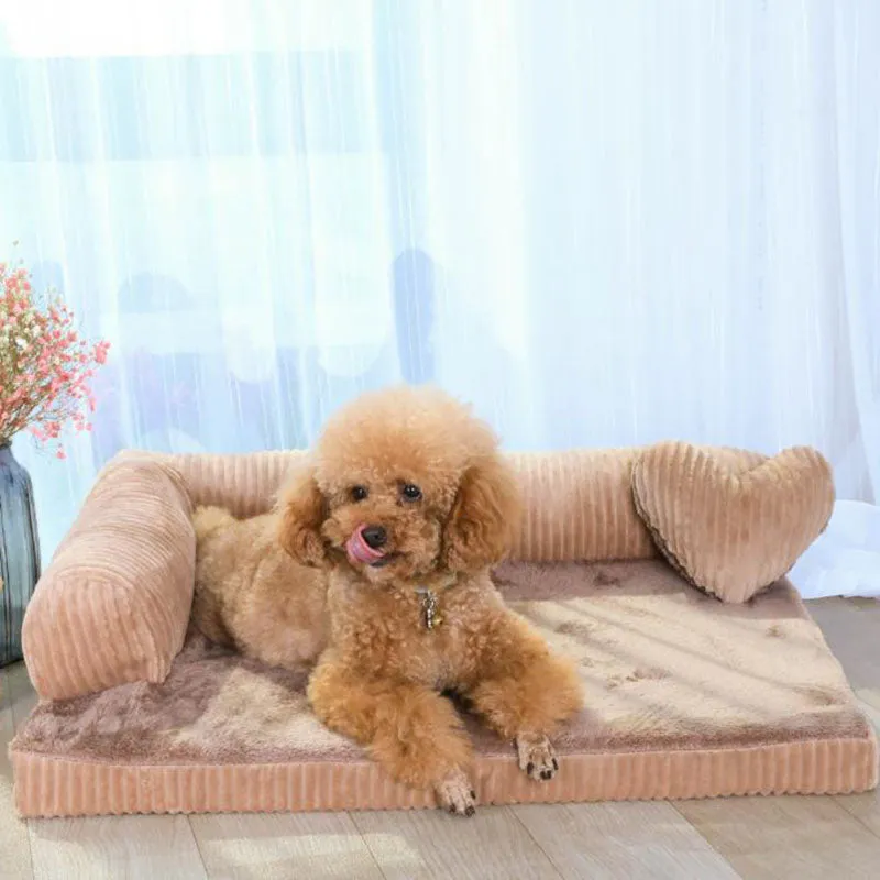 Removable and washable pet nest for large, medium and small dogs