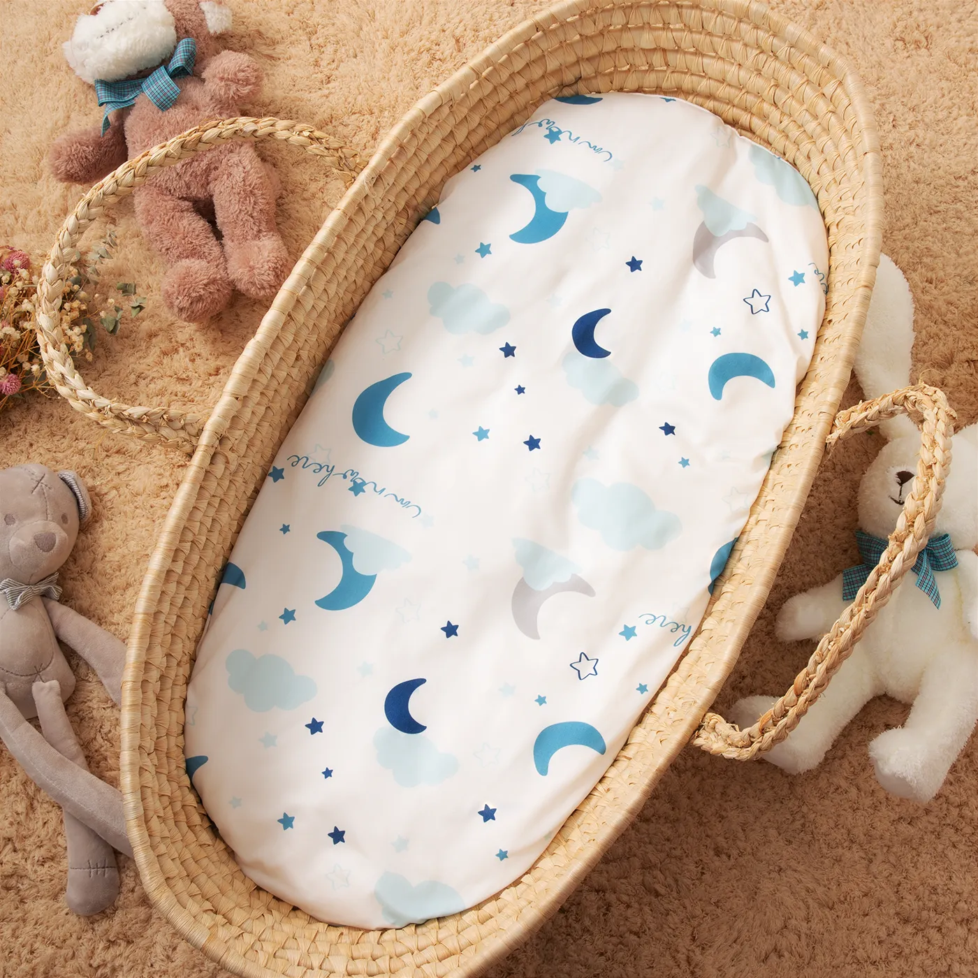 Removable Cover Baby Bionic Bed Removable Washable Cover Baby Lounger Baby Nest Cover without Zipper