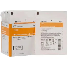 Telfa Antibacterial Island Dressings 3 inch x 4 inch, box of 25