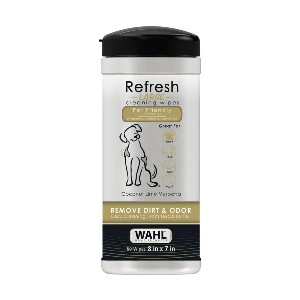 Wahl Refresh Cleaning Wipes Dog